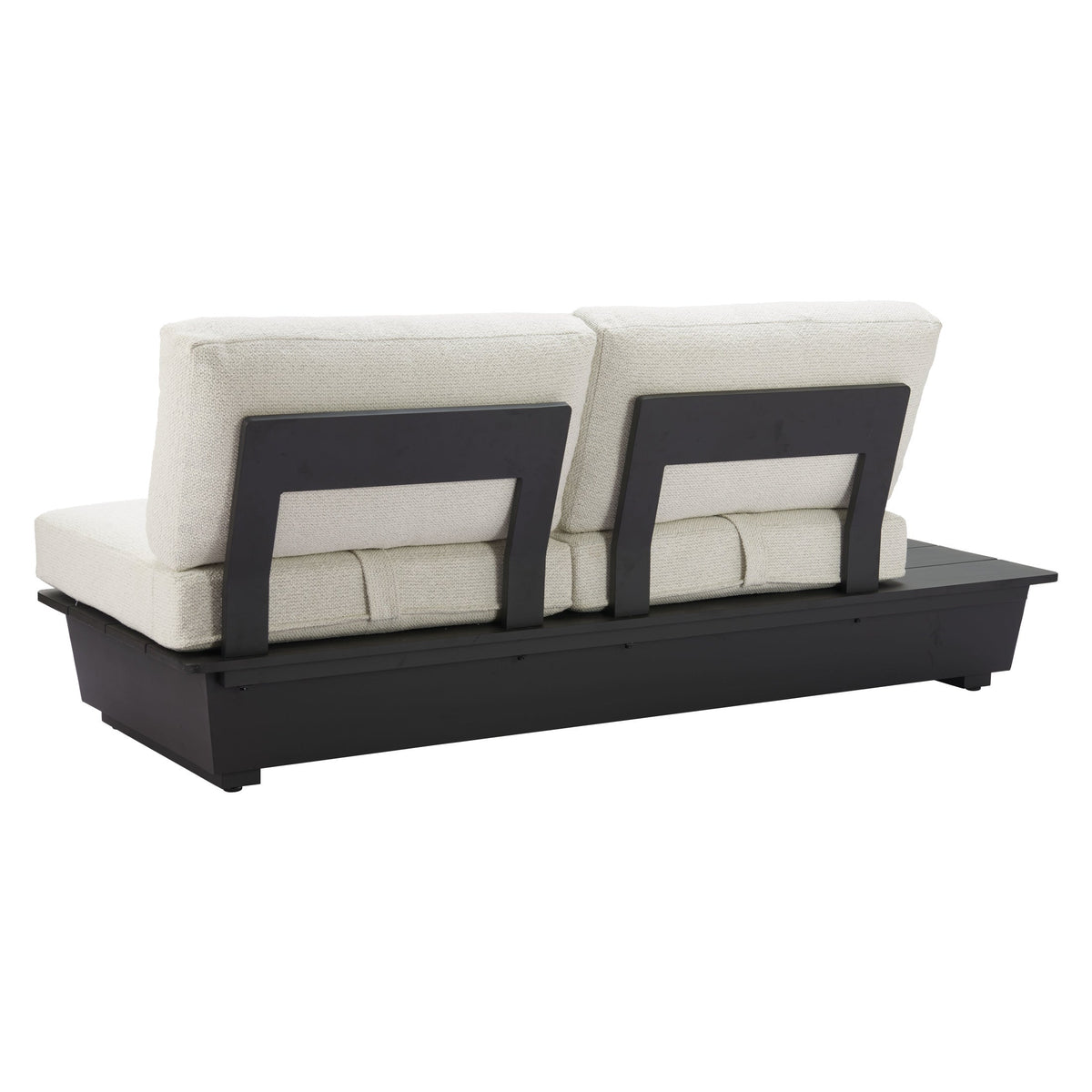 Tien Outdoor Patio Left Facing Loveseat, Beige
