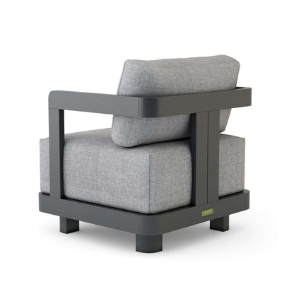 Anderson Teak Granada Deep Seating Aluminum Armchair