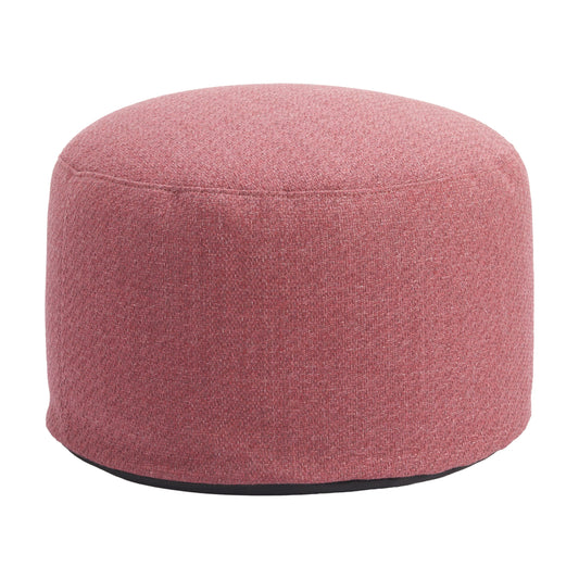 Aruz Outdoor Patio Ottoman, Red