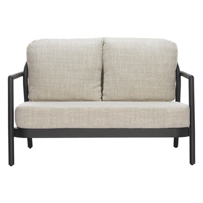 Rein Outdoor Patio Loveseat, Beige