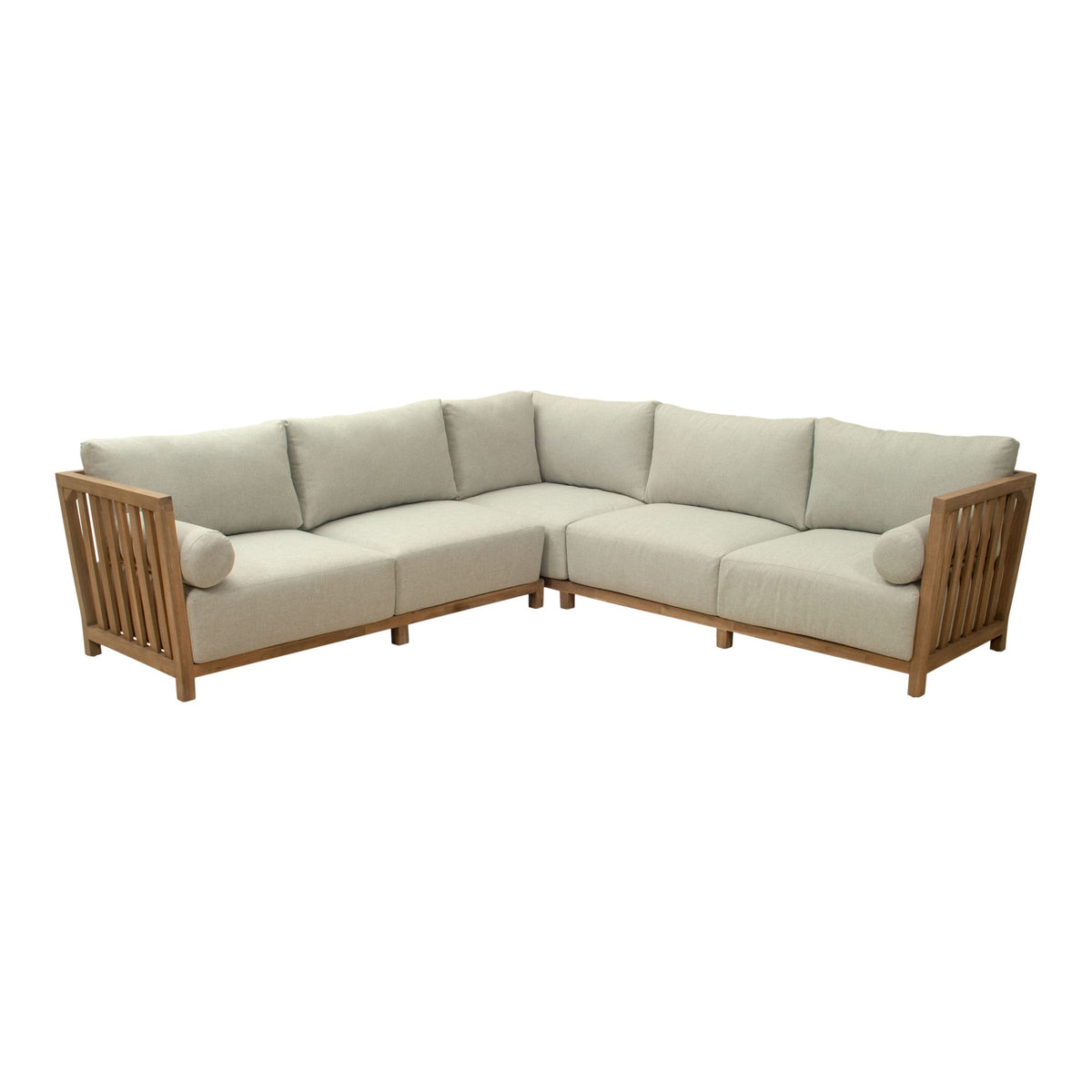 Teras outdoor patio sectional in gray