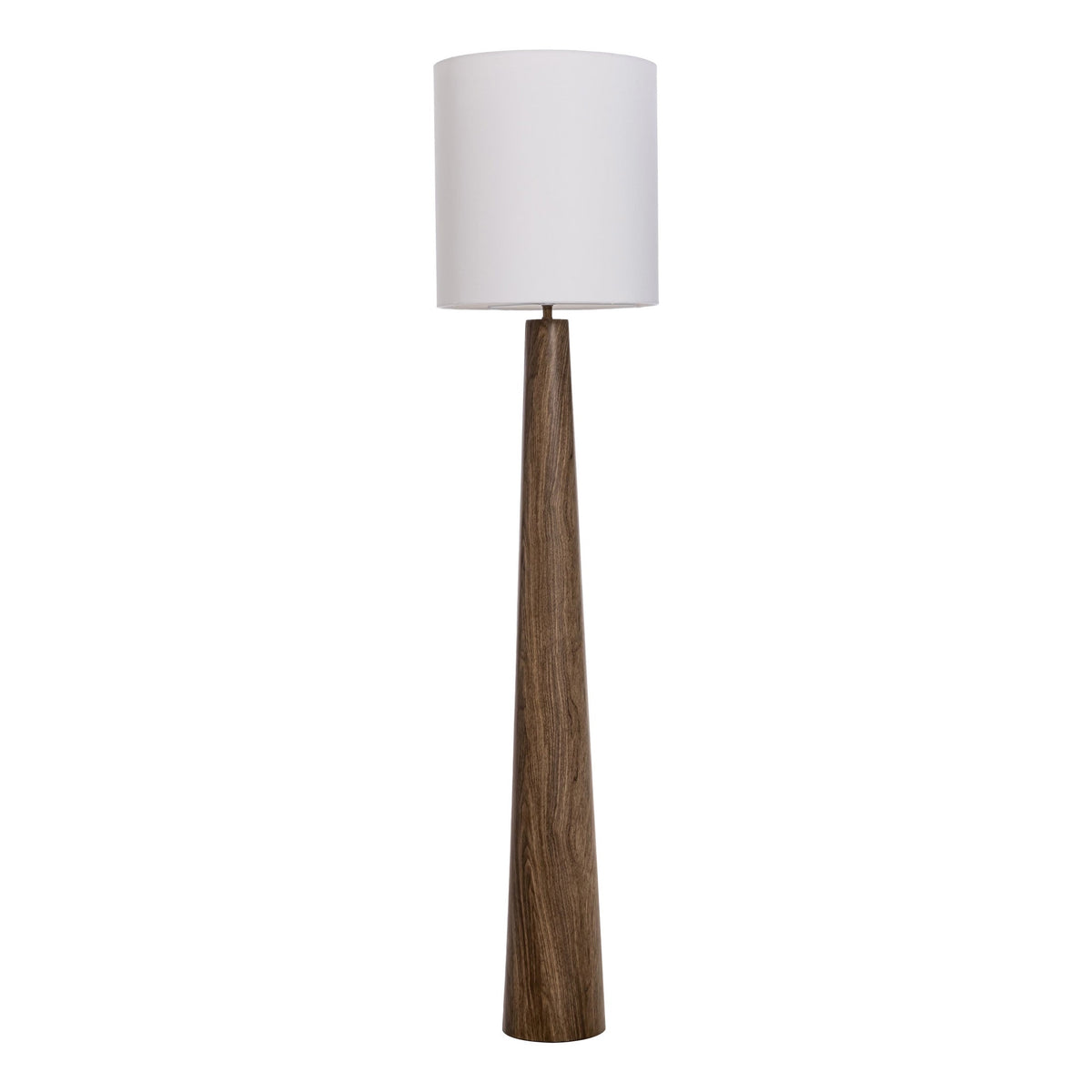Woonari Outdoor Solar Floor Lamp, Brown