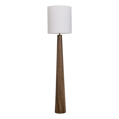 Woonari Outdoor Solar Floor Lamp, Brown