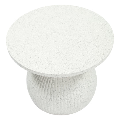 Corza Outdoor Patio Coffee Table, White