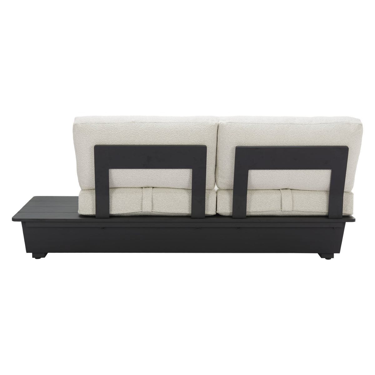 Tien Outdoor Patio Right Facing Loveseat, Beige