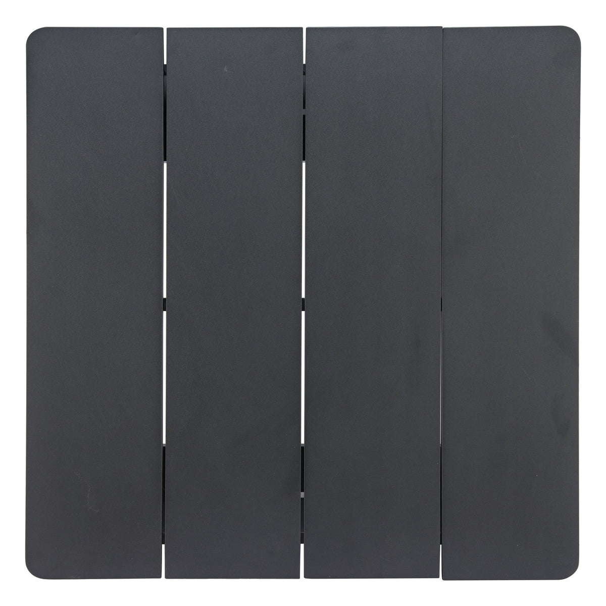 Tien Outdoor Patio Side Table, Black