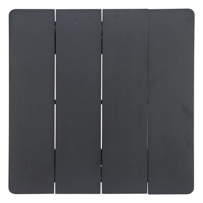 Tien Outdoor Patio Side Table, Black