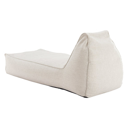 Kalm Outdoor Patio Chaise Lounge, Beige