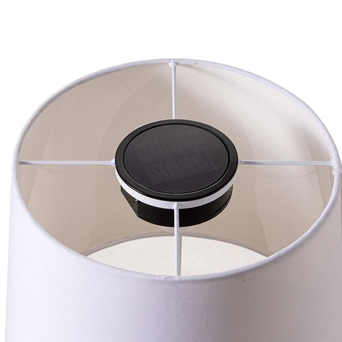 Palmia Outdoor Solar Table Lamp, Natural