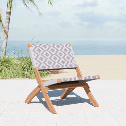 Tide Outdoor Patio Lounge Chair, Multicolor