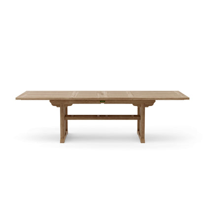 Anderson Teak Sahara 106" Rectangular Double Ext. Table