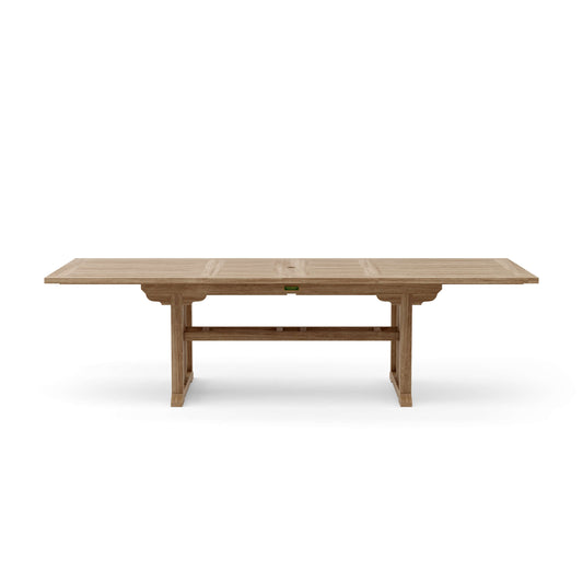 Anderson Teak Sahara 106" Rectangular Double Ext. Table