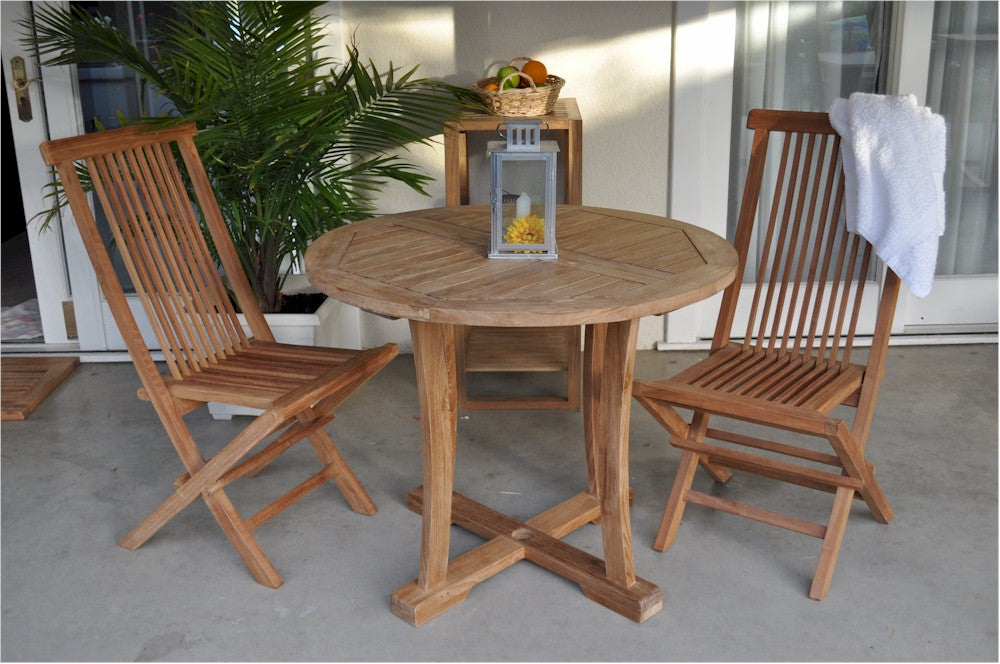 Anderson Teak Descanso Bristol 3-Piece Dining Set