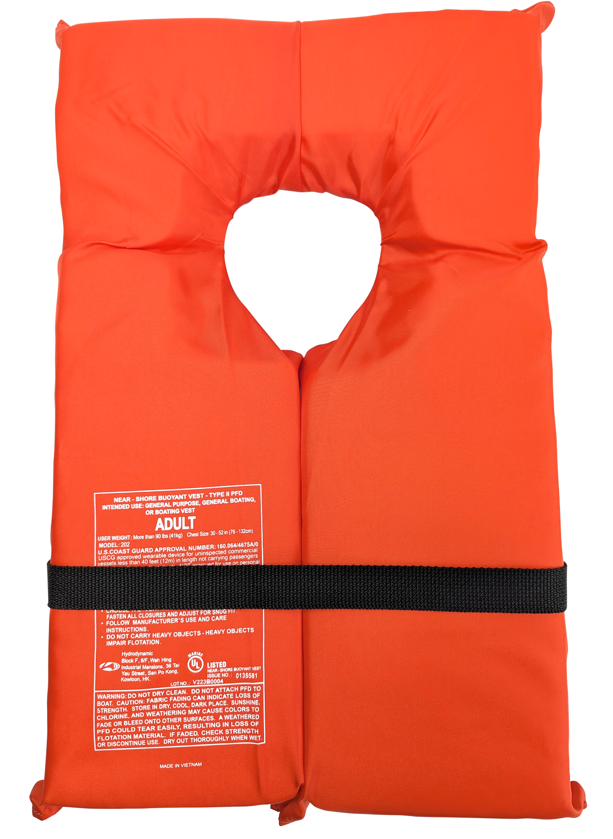 Kemp USA Type II Life Jacket, Kemp USA