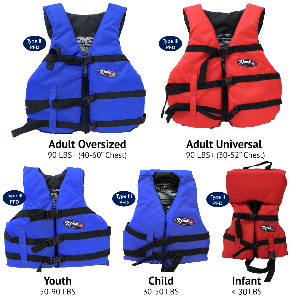Kemp USA Life Jacket