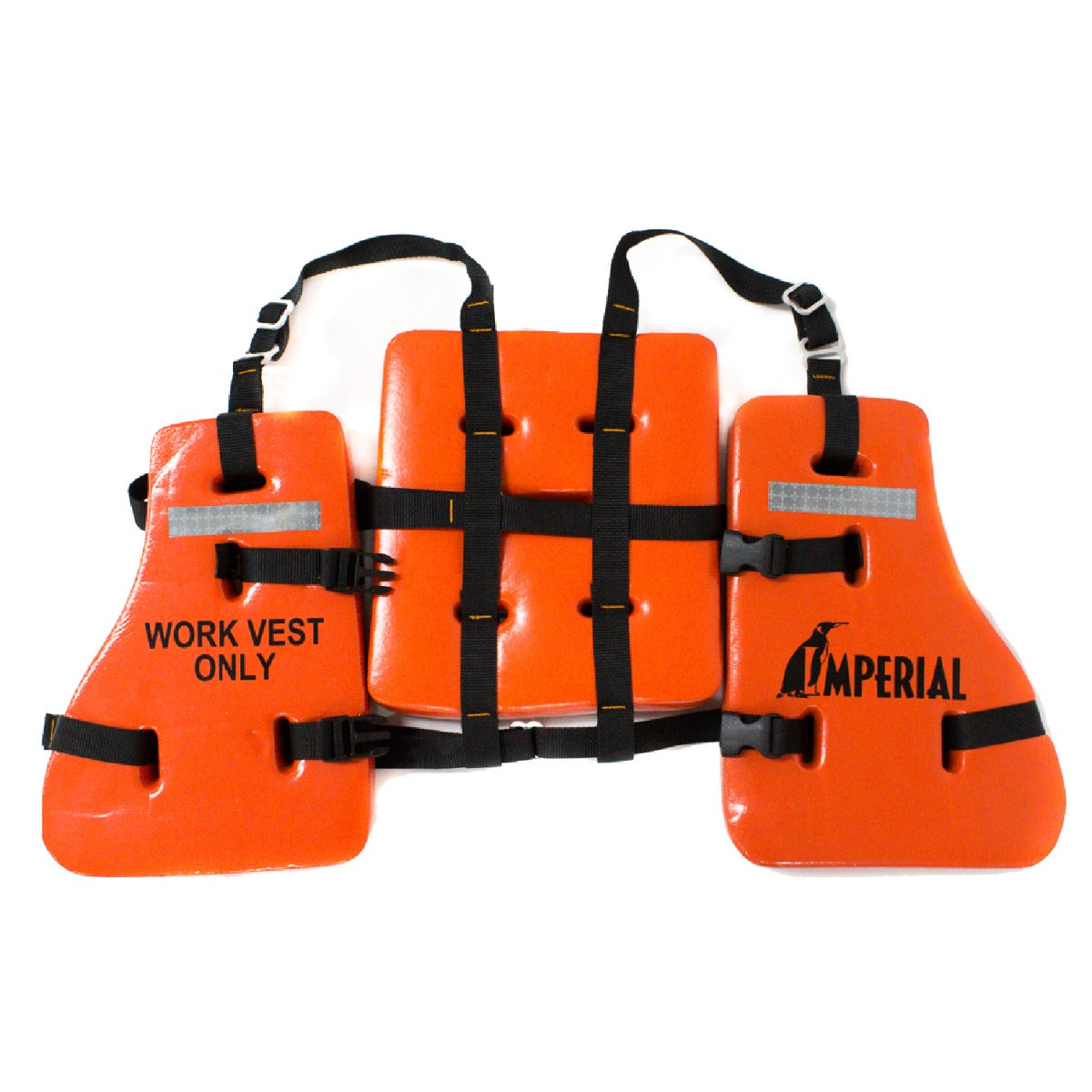 Kemp USA USCG Offshore Collar Life Vest, Type I, Orange, Kemp USA