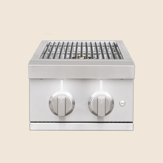 Summerset Pro Double Side Burner, Natural Gas, SB2PRO