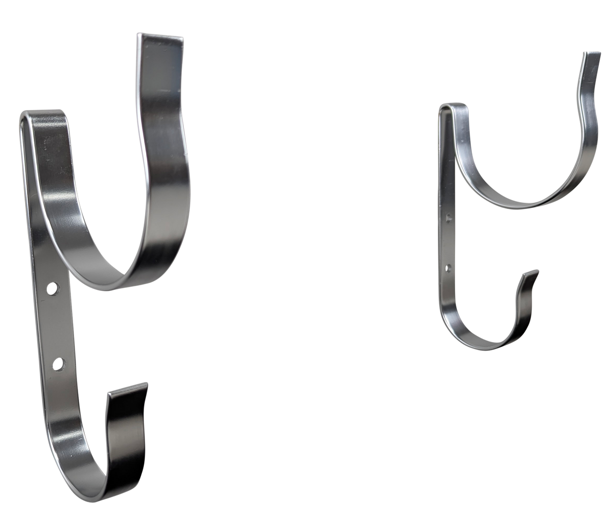 Kemp USA Aluminum Swimming Pool Pole Hanger (Set of 2), Kemp USA