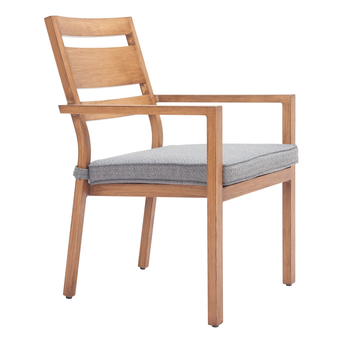 Rader Outdoor Patio Dining Chair, Set of 2, Natural