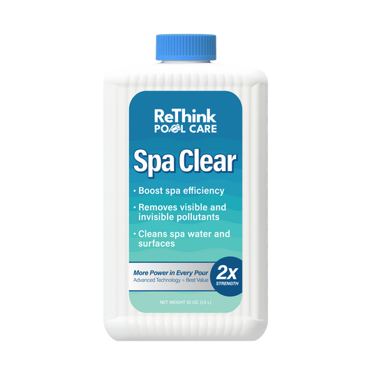 ReThink Pool Care Spa Clear weekly hot tub water cleaner
