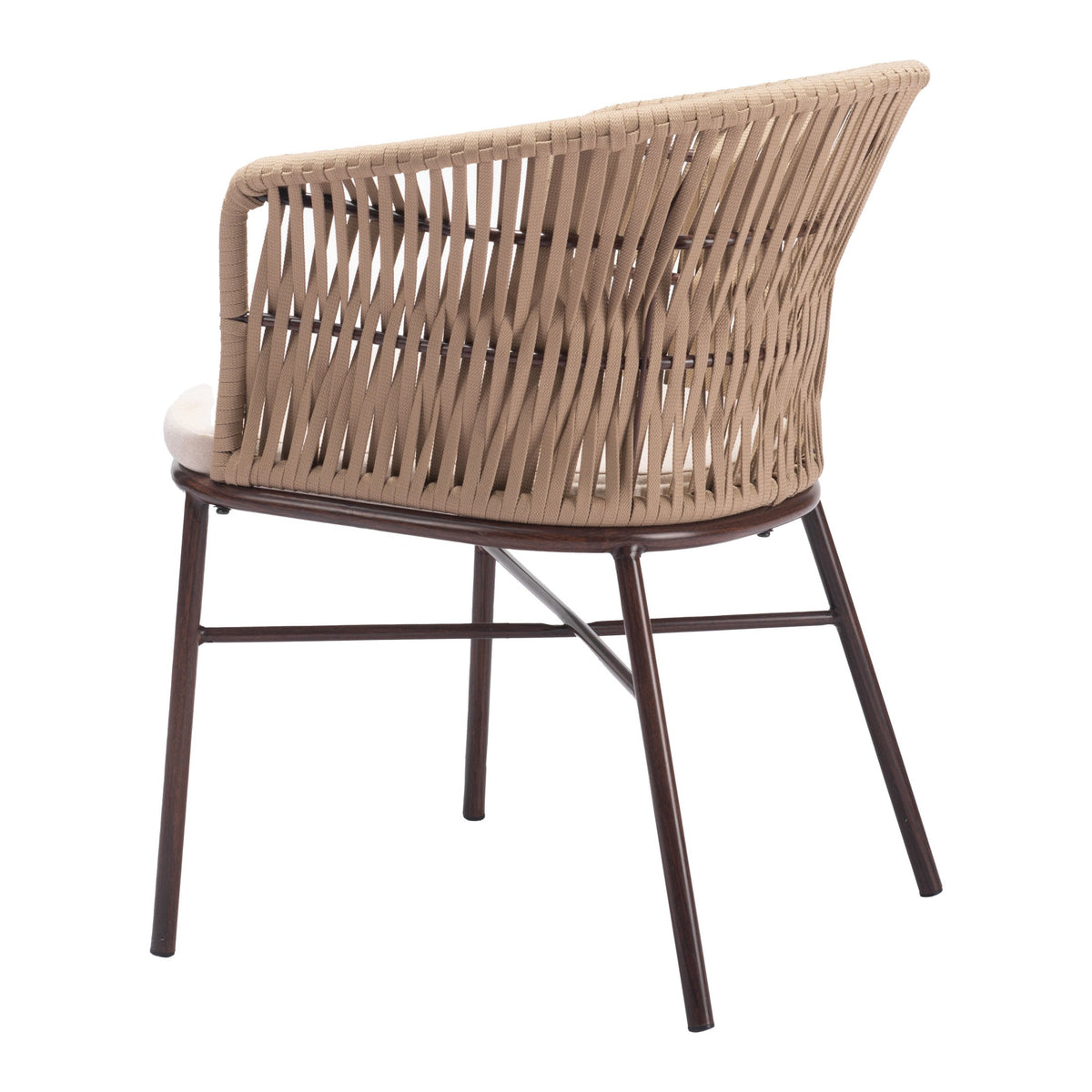 Freycinet Outdoor Patio Dining Chair, Set of 2, Natural