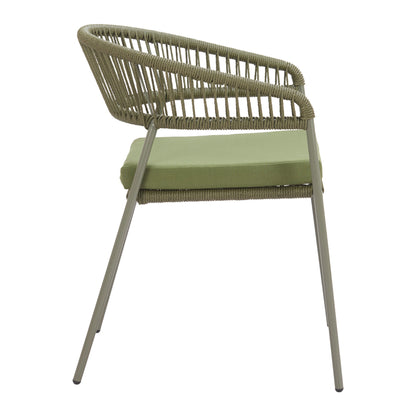 Skye Outdoor Patio Dining Chair, Set of 2, Green