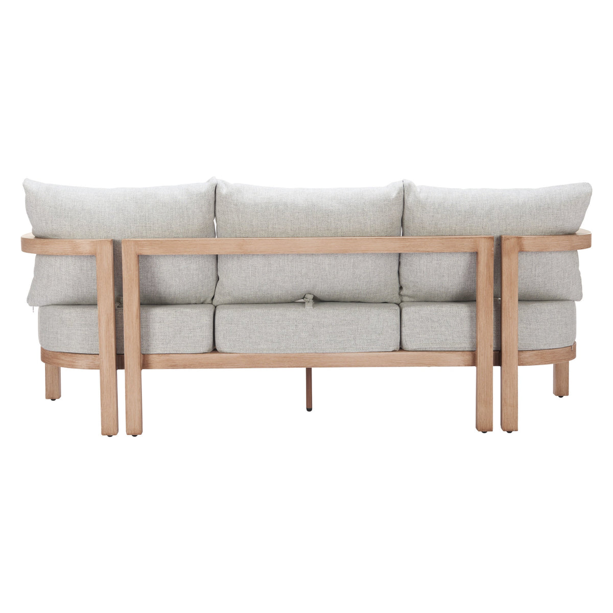 Leto Outdoor Patio Sofa, Gray