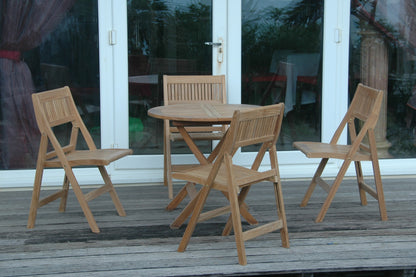 Anderson Teak Windsor 5-Piece Round Bistro Set