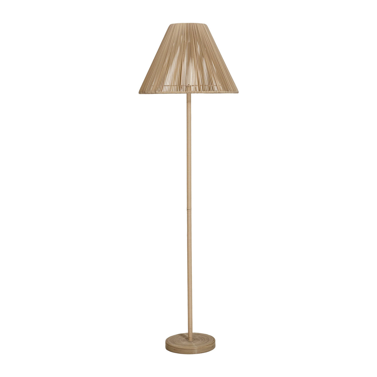 Lumika Outdoor Solar Floor Lamp, Beige