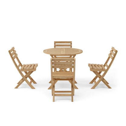 Anderson Teak Chester Alabama 5-Piece Bistro Set