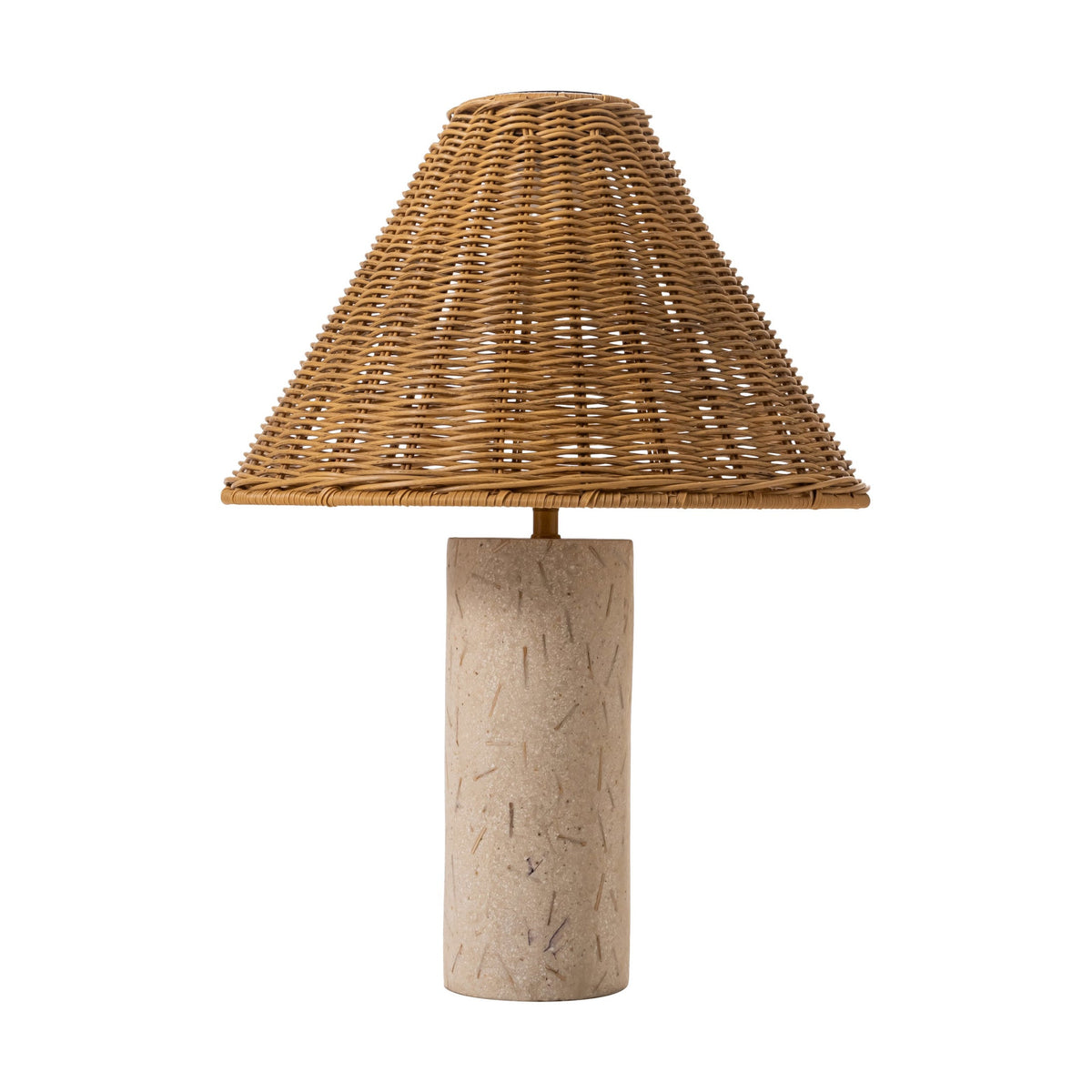 Kintal Outdoor Solar Table Lamp, Natural
