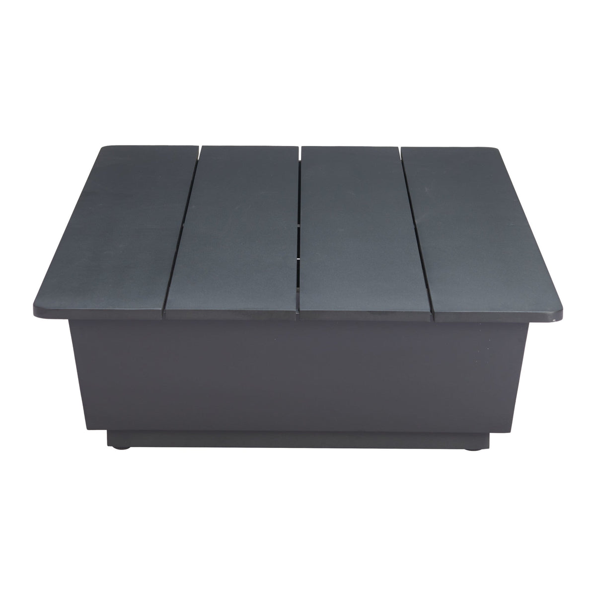 Tien Outdoor Patio Coffee Table, Black