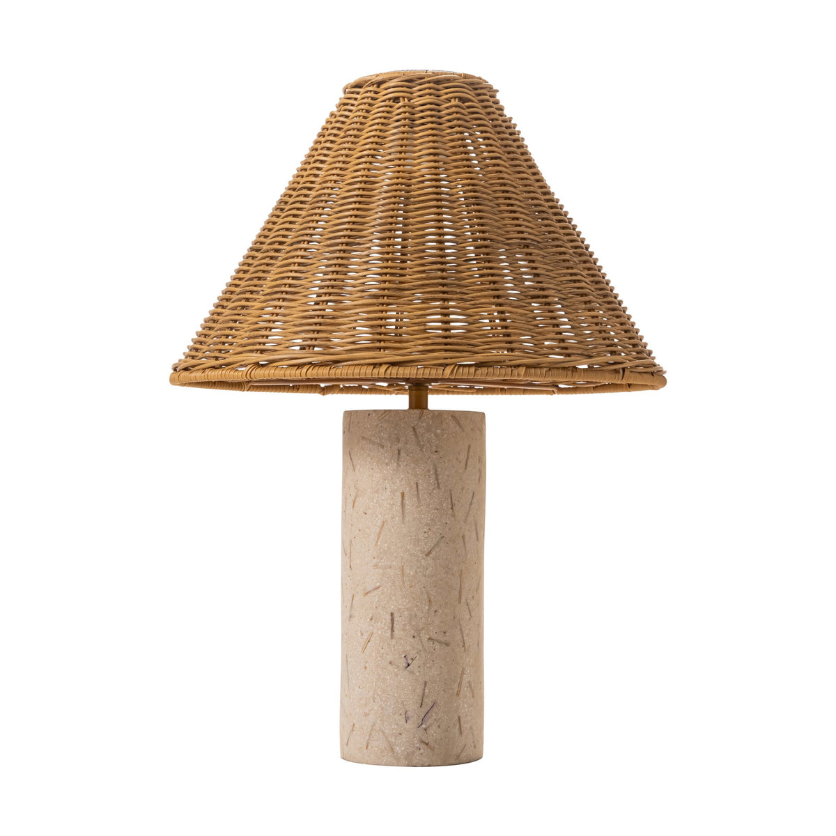 Kintal Outdoor Solar Table Lamp, Natural
