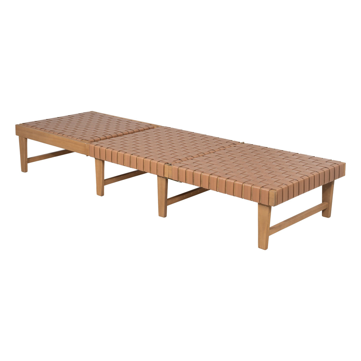 Breath Outdoor Patio Chaise Lounge, Brown
