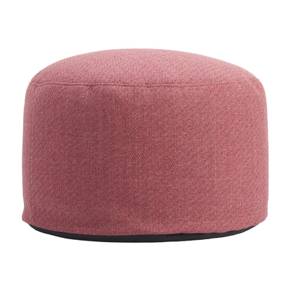 Aruz Outdoor Patio Ottoman, Red