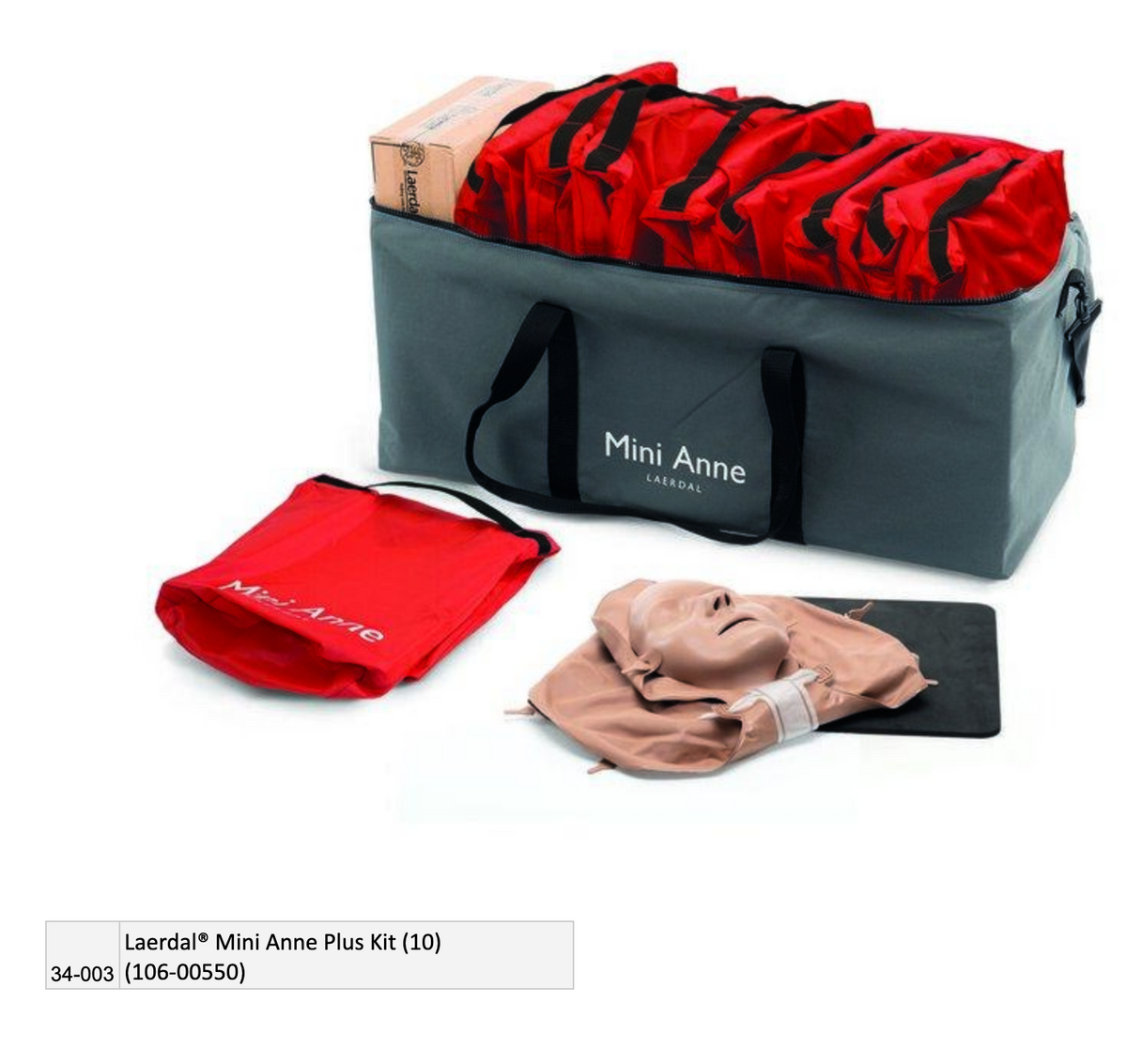 Laerdal Mini Anne Plus Kit (10) (106-00550)