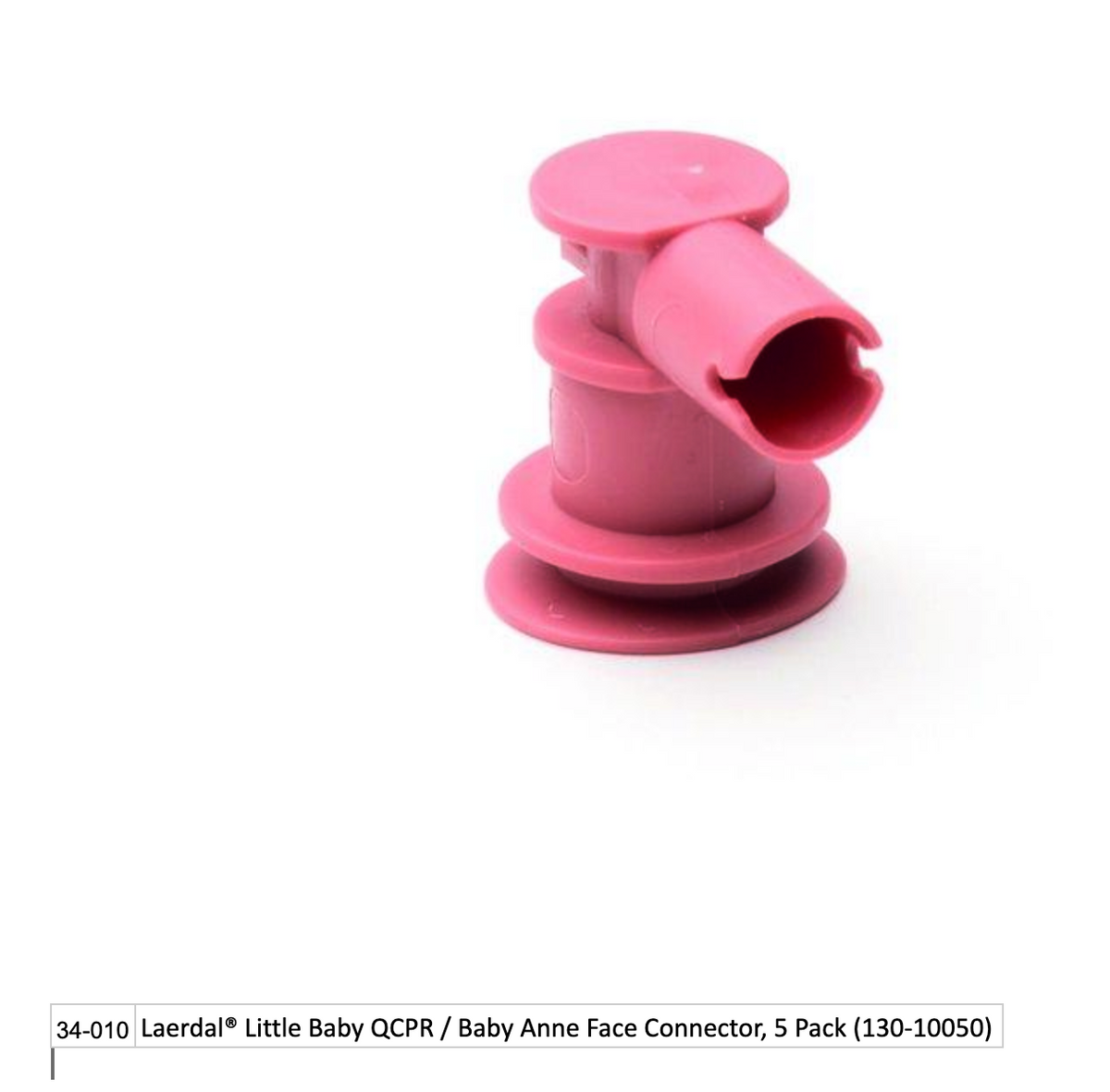 Laerdal Little Baby QCPR / Baby Anne Face Connector, 5 Pack (130-10050)
