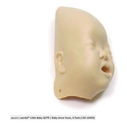 Laerdal Little Baby QCPR / Baby Anne Faces, 6 Pack (130-10450)