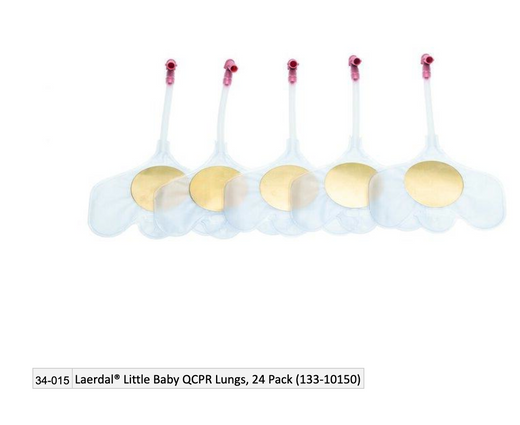 Laerdal Little Baby QCPR Lungs, 24 Pack (133-10150)
