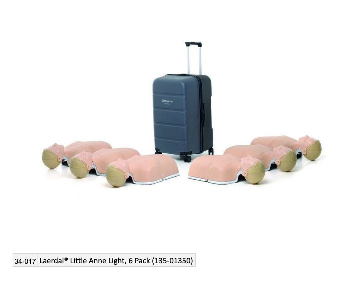Laerdal Little Anne Light, 6 Pack (135-01350)