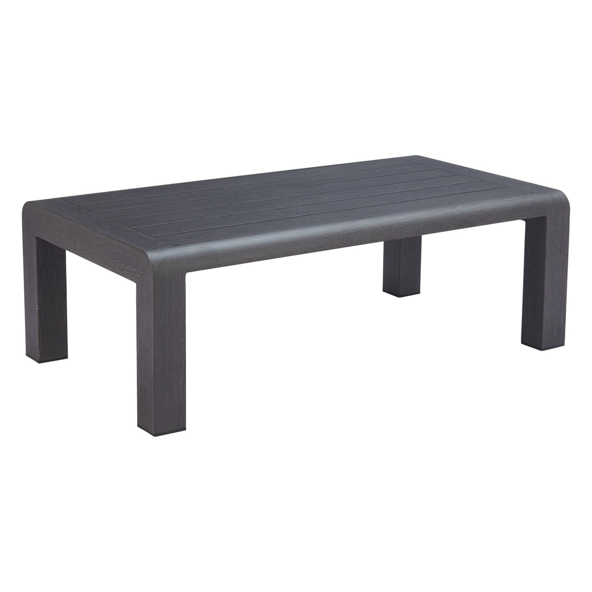 Rolig Outdoor Patio Coffee Table, Black
