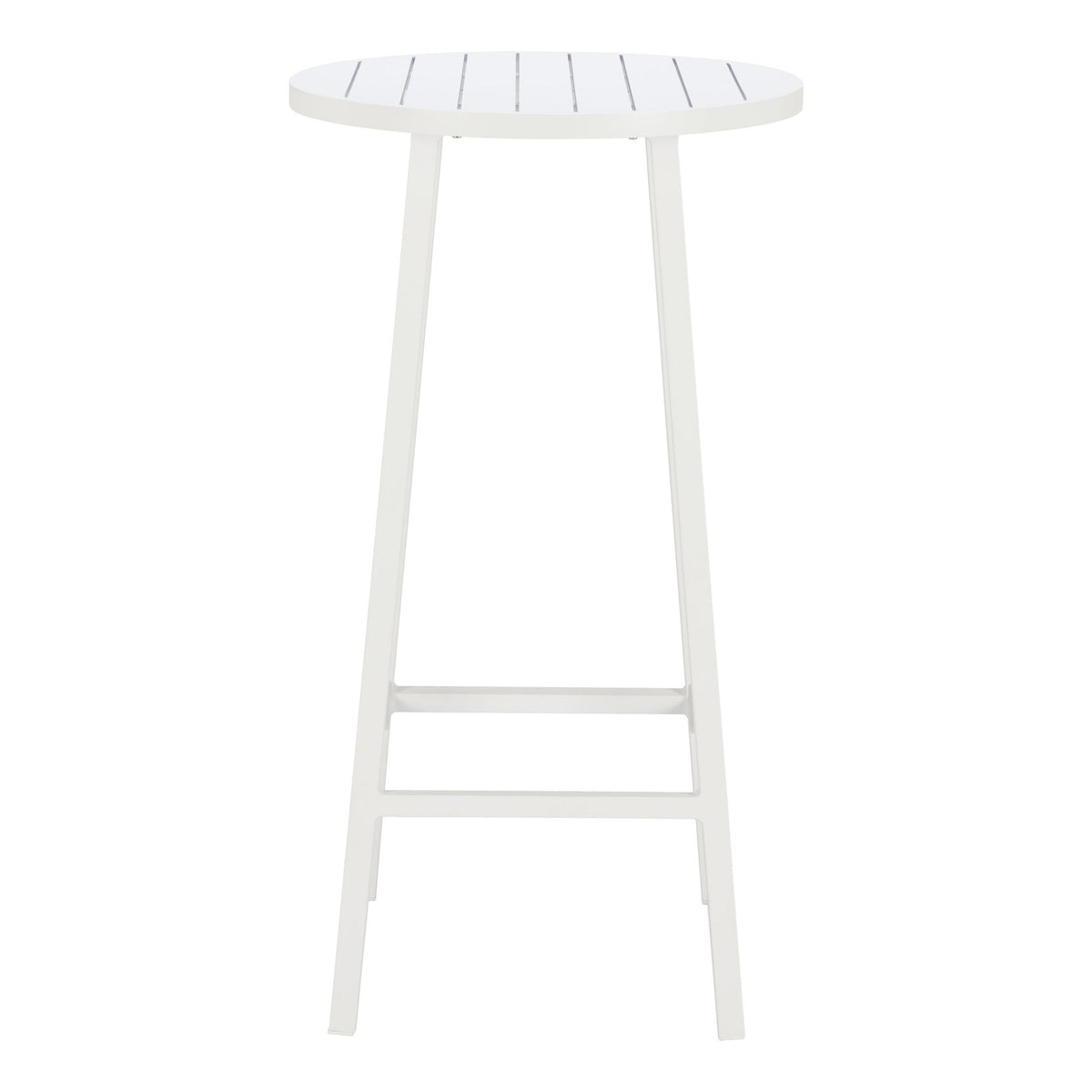 Ren Outdoor Patio Bar Table, White
