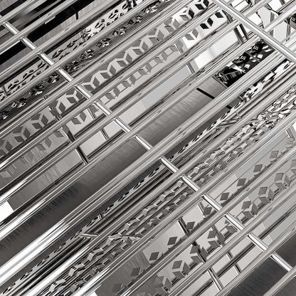 Stainless cooking grates and Flavor Bars in the Videl Gran Fuego 36