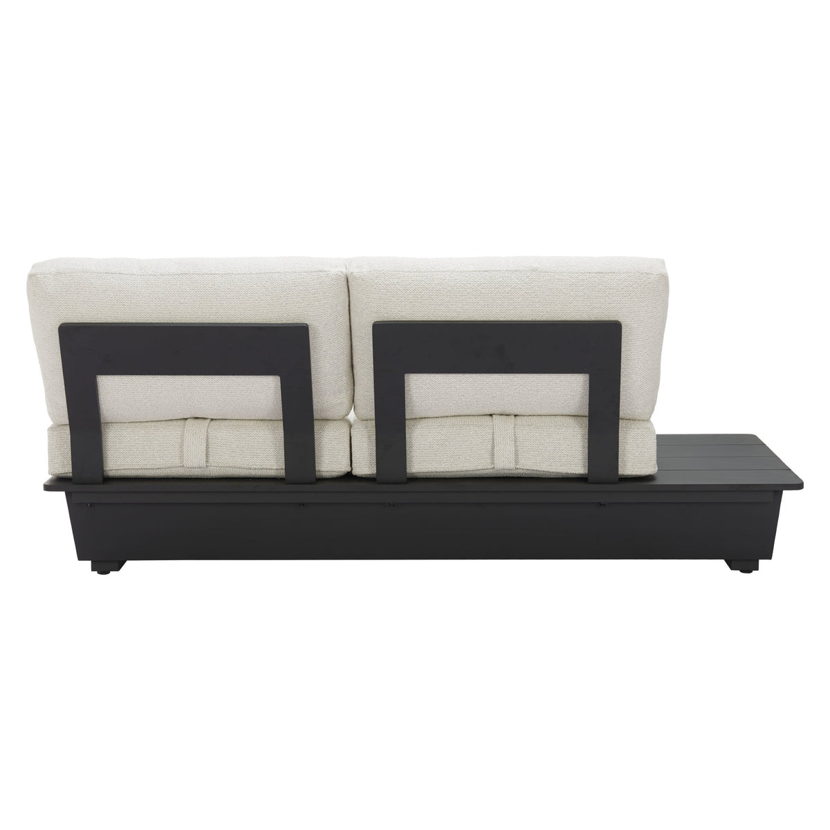 Tien Outdoor Patio Left Facing Loveseat, Beige