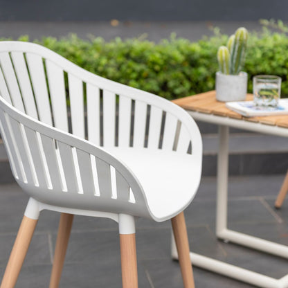 LifestyleGarden Portals Balcony Set with C Shape Table and 2 Chairs