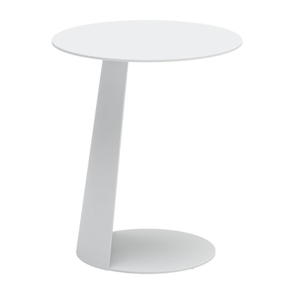 Sunny Isles Outdoor Patio Side Table, White