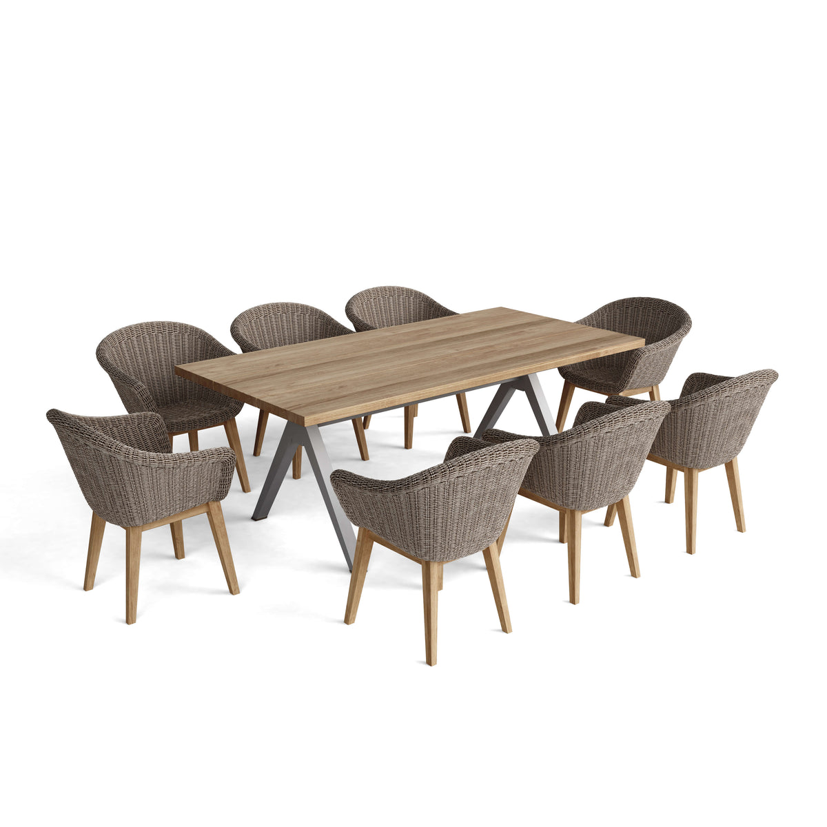 Anderson Teak Alura Padua 9-Piece Dining Set