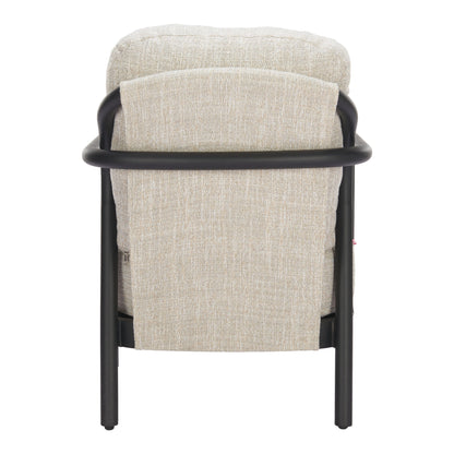 Rein Outdoor Patio Accent Chair, Beige