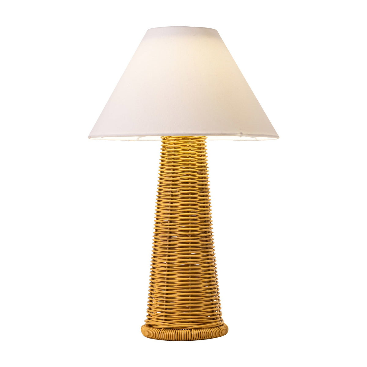 Palmia Outdoor Solar Table Lamp, Natural