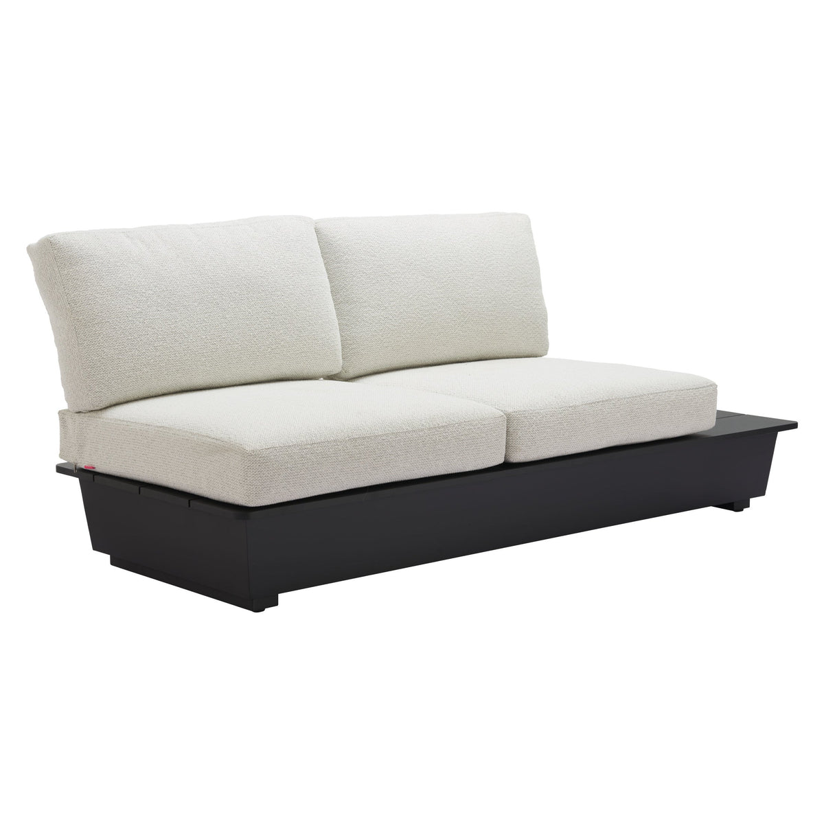 Tien Outdoor Patio Right Facing Loveseat, Beige